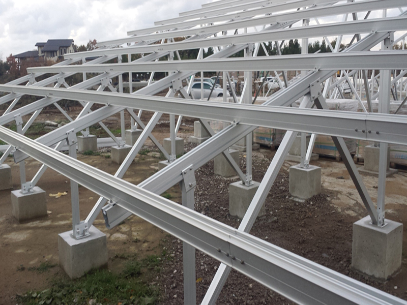 태양광 설치 구조물