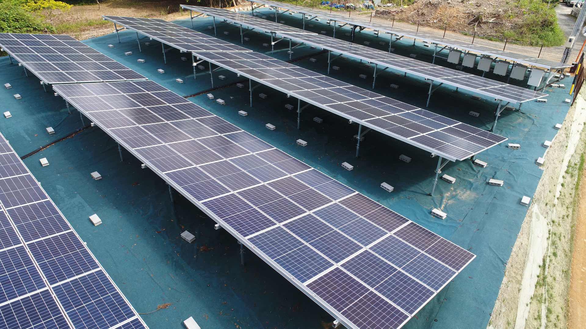 A Type Ground Solar Mounting System