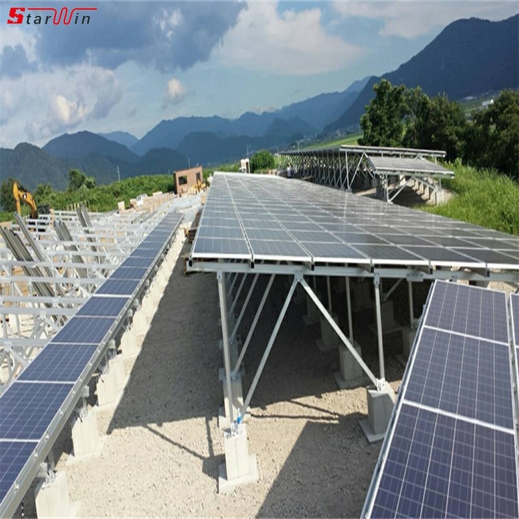 Китай Высокое качество, лучшие продажи, алюминиевые конструкции системы крепления солнечной энергии к земле, производитель