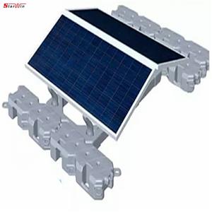Sistema flutuante de suporte de montagem solar fotovoltaica