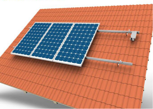 hệ thống lắp mái ngói năng lượng mặt trời khung bán hàng trực tiếp tại nhà máy
