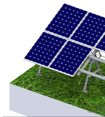 Sistemas de racks solares ajustáveis ​​para montagem no solo