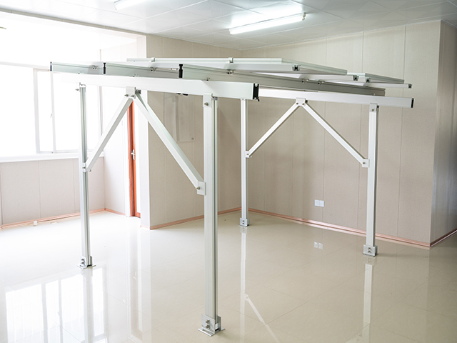 Système de montage pour abri de voiture solaire