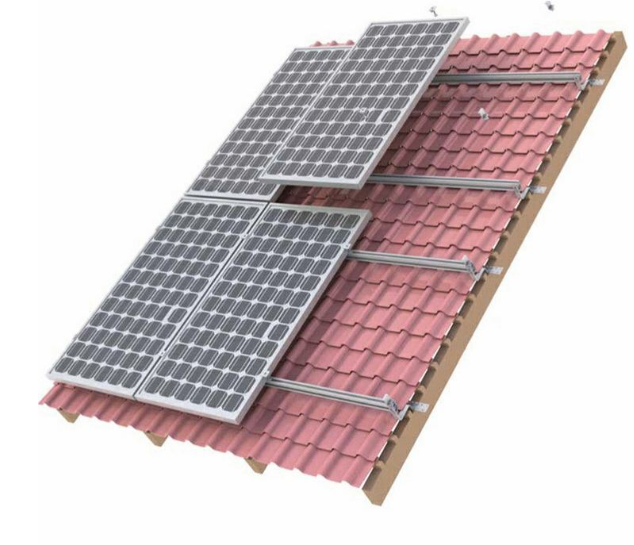 Verstellbares dreieckiges Solar-Montagehalterungssystem aus Aluminium