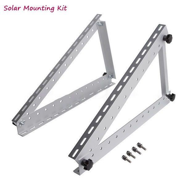 Sistema de soporte de montaje solar de aluminio triangular ajustable