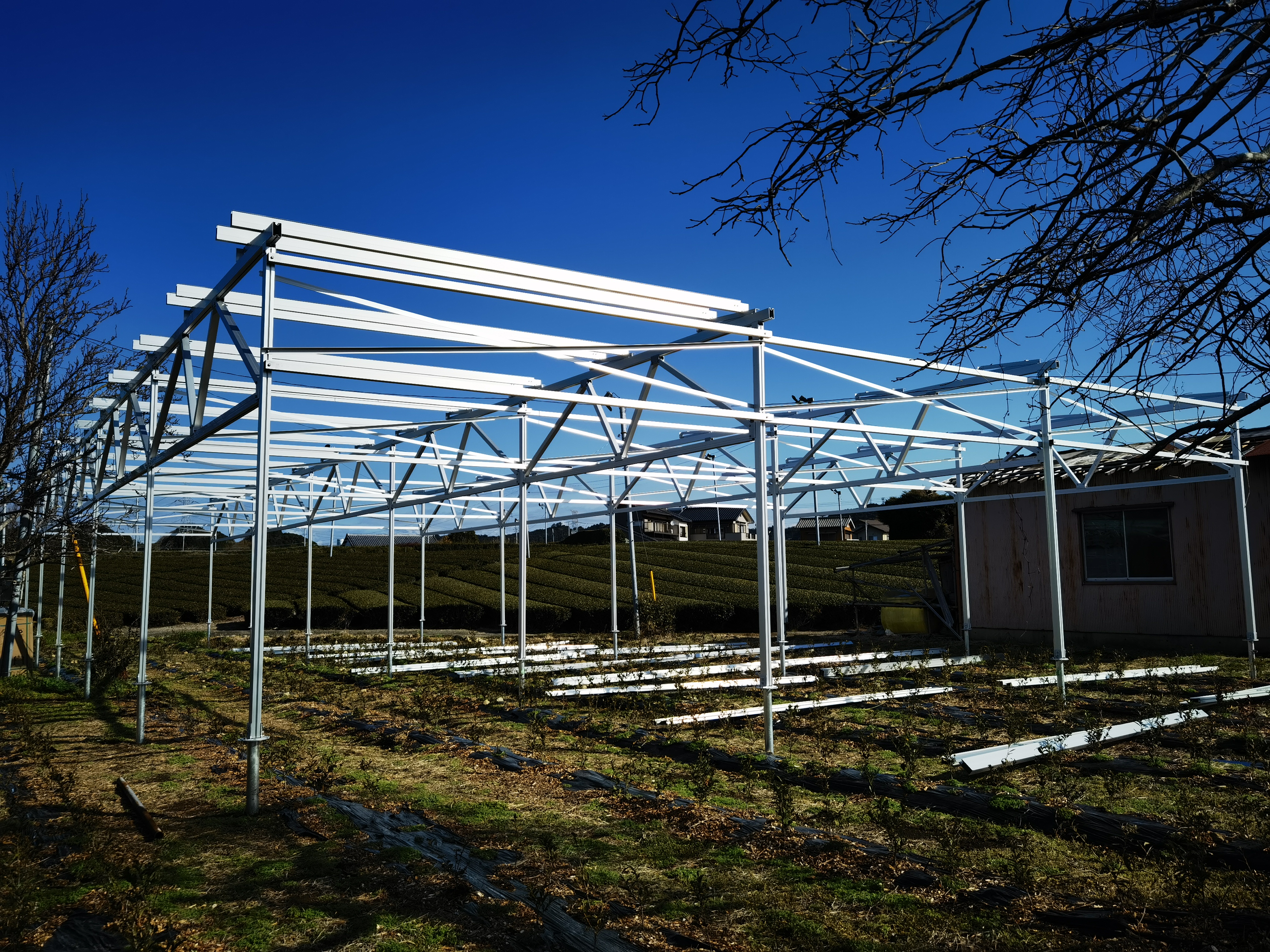 solar farm racking systems