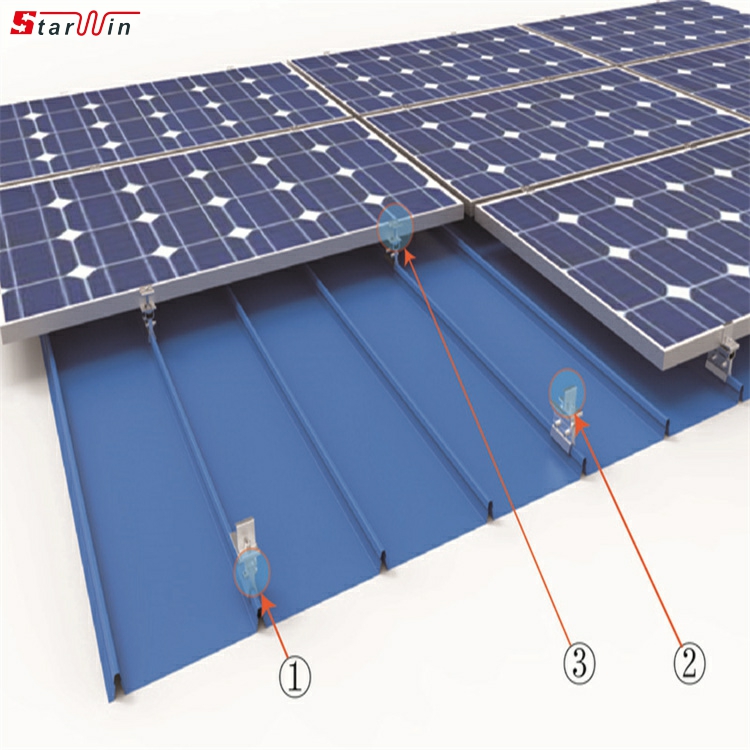 kliplok roof solar mount
