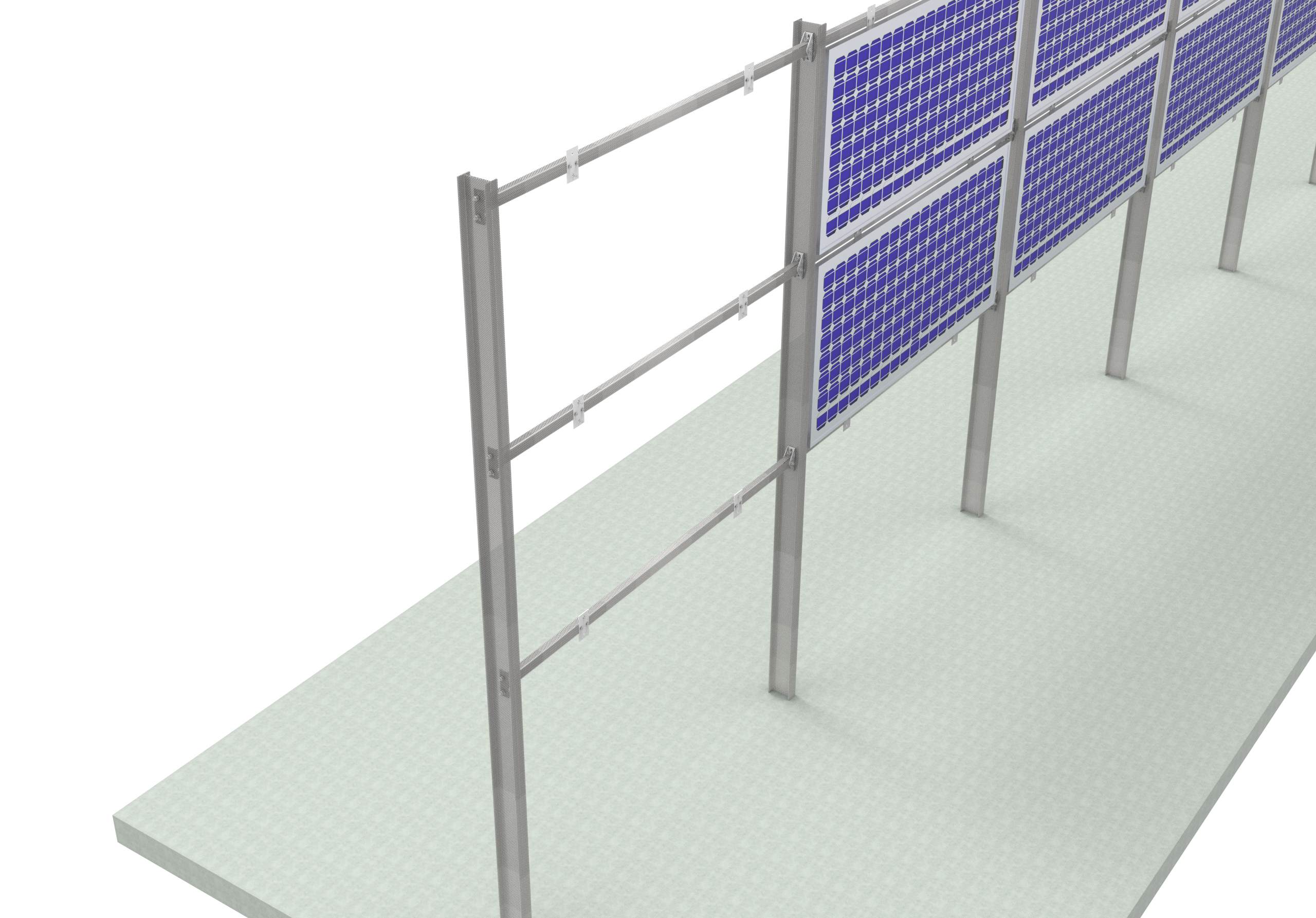 vertical solar mounting bracket