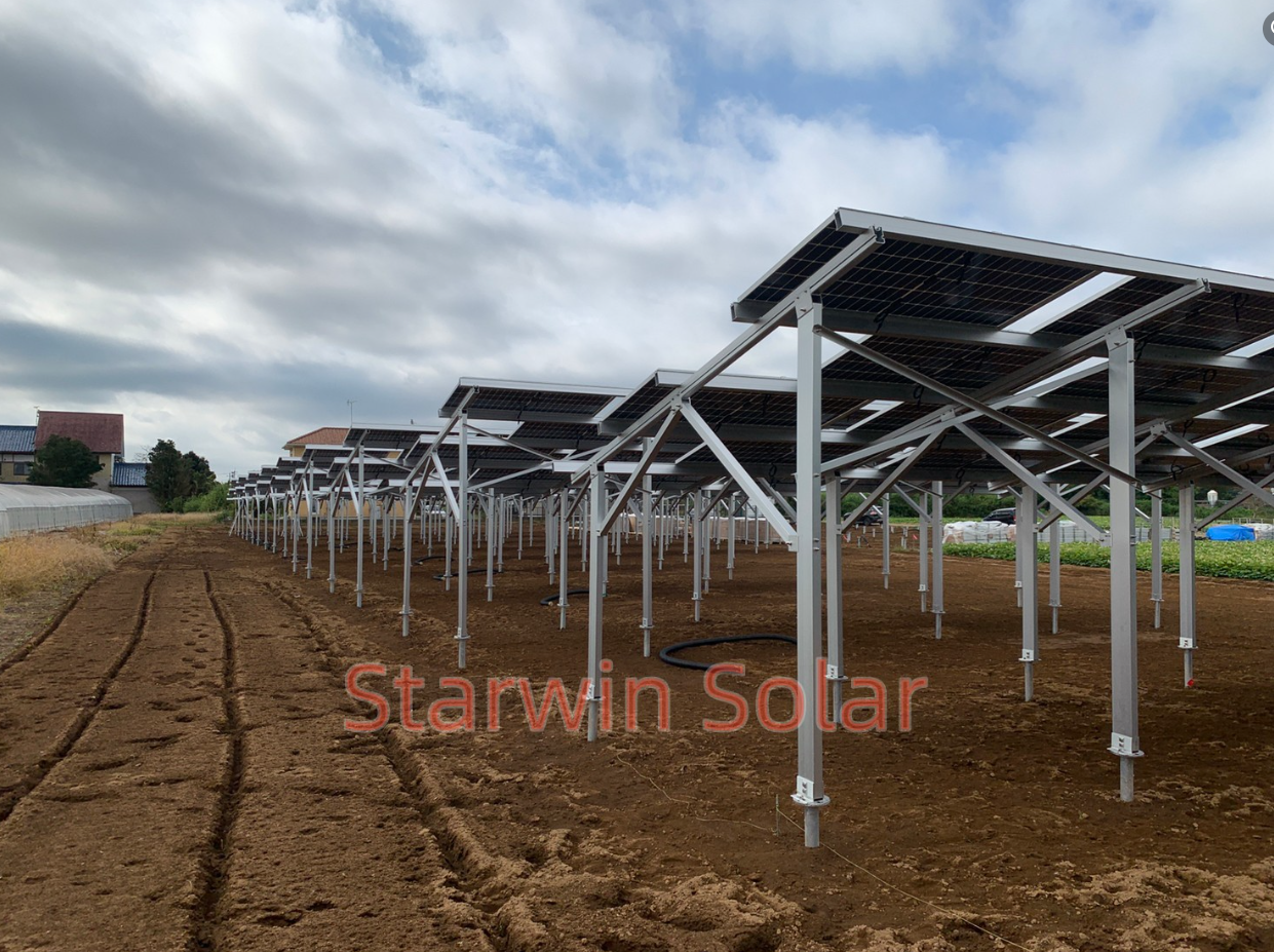 solar panel ground mount rack