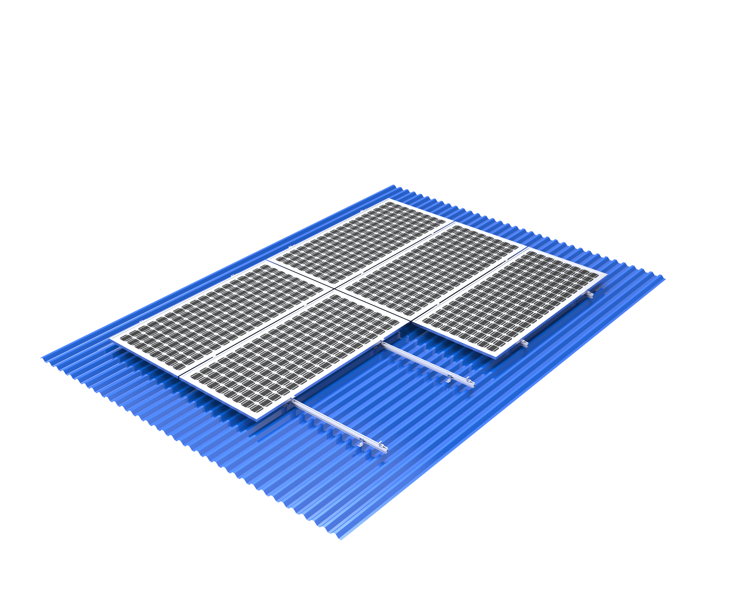 Metalldachsysteme aus Aluminium für Solaranlagen