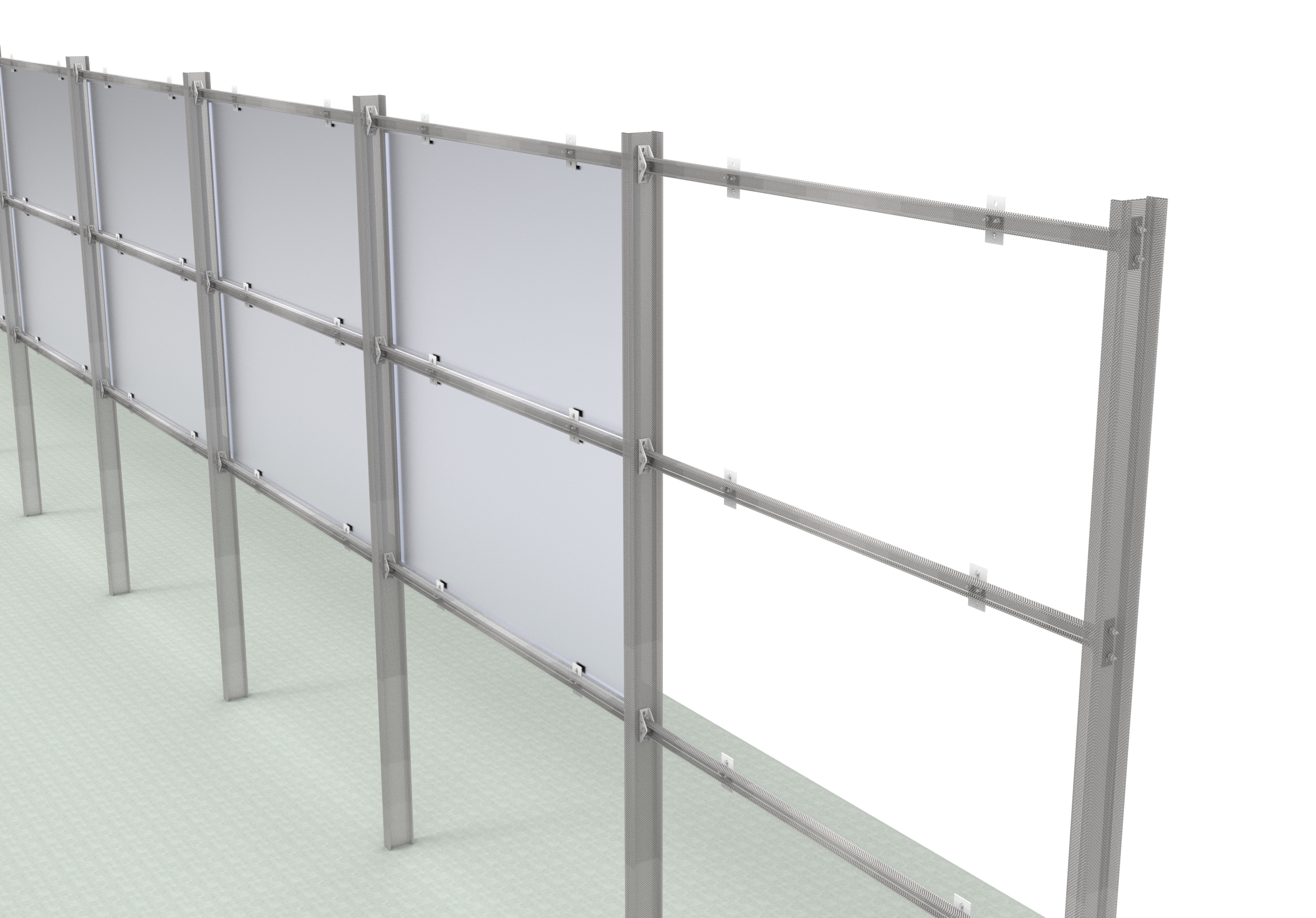 Vertical Solar Mounting Structure