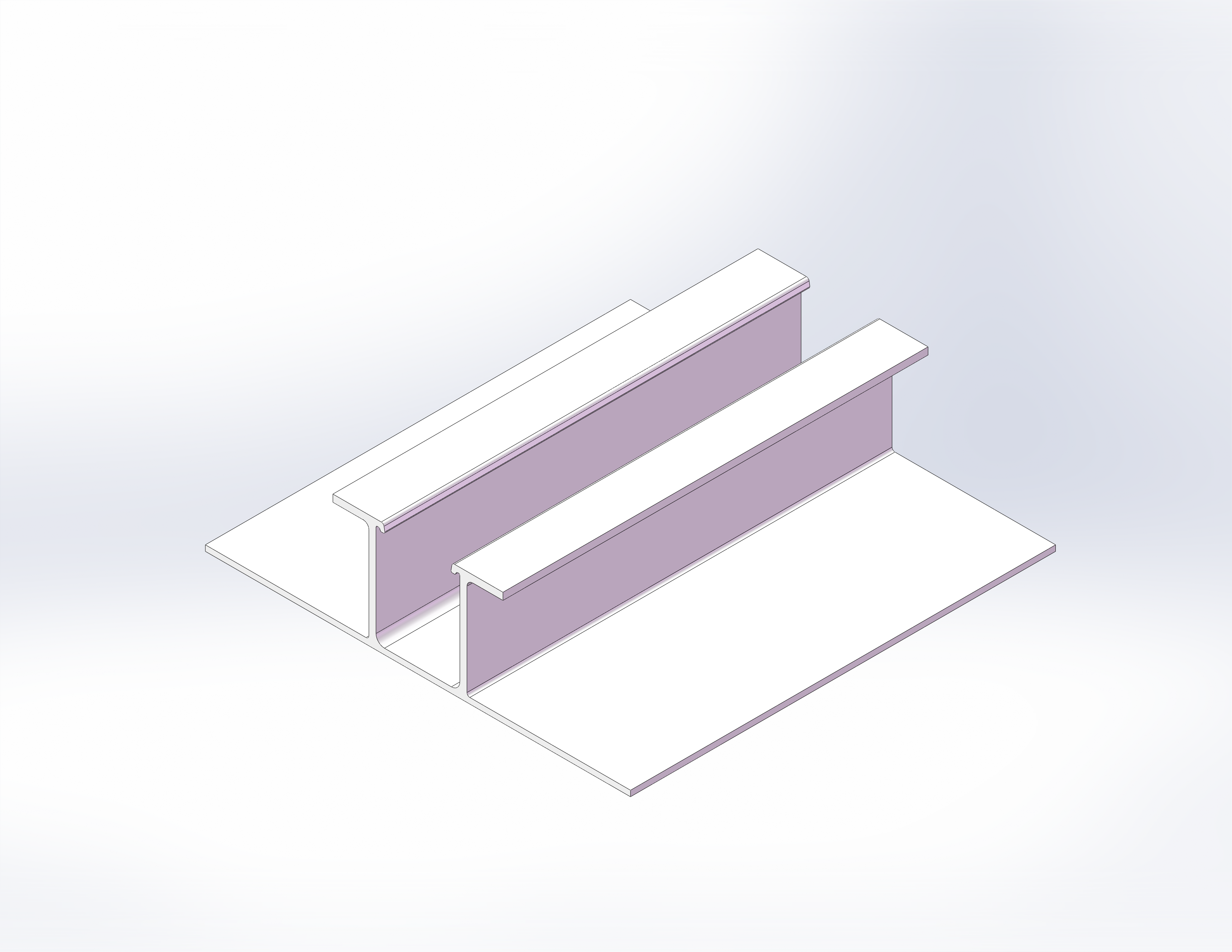 Estructuras de montaje solar para techos con rieles cortos de aluminio
