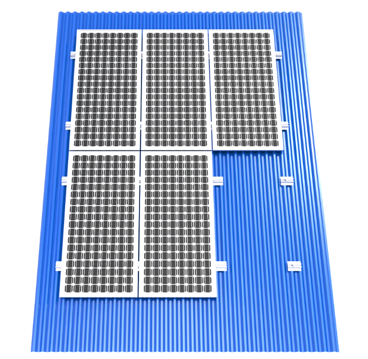 Aluminum Short Rails for Metal Roofs Aluminum Short Rails for Metal Roofs