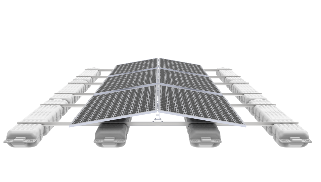 pv floating solar mounting solution provider for lake or aquaculture farm or pool