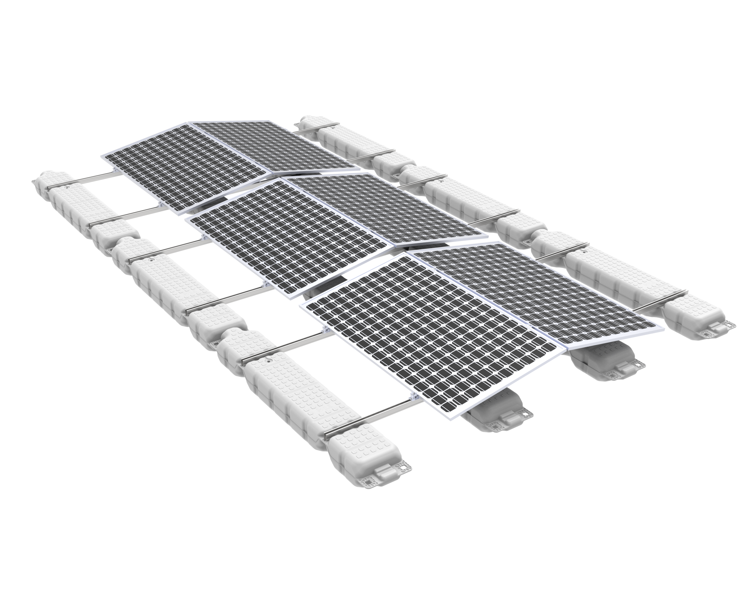 floating solar mounting system