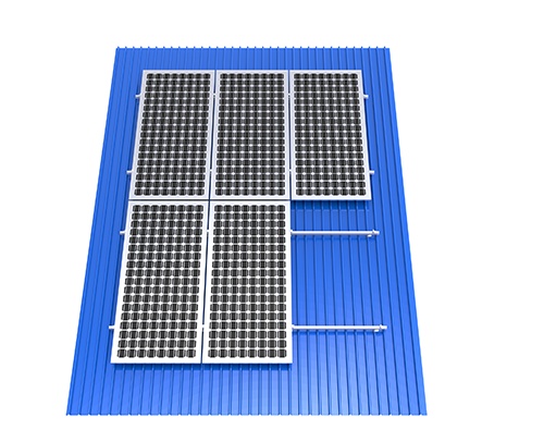 metal roof kliplok solar mounting
