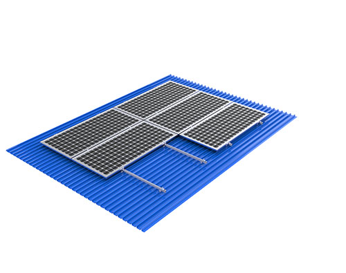 metal roof kliplok solar mounting
