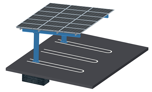 стальной навес для солнечных батарей для автомобилей