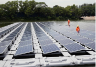 floating solar mounting system