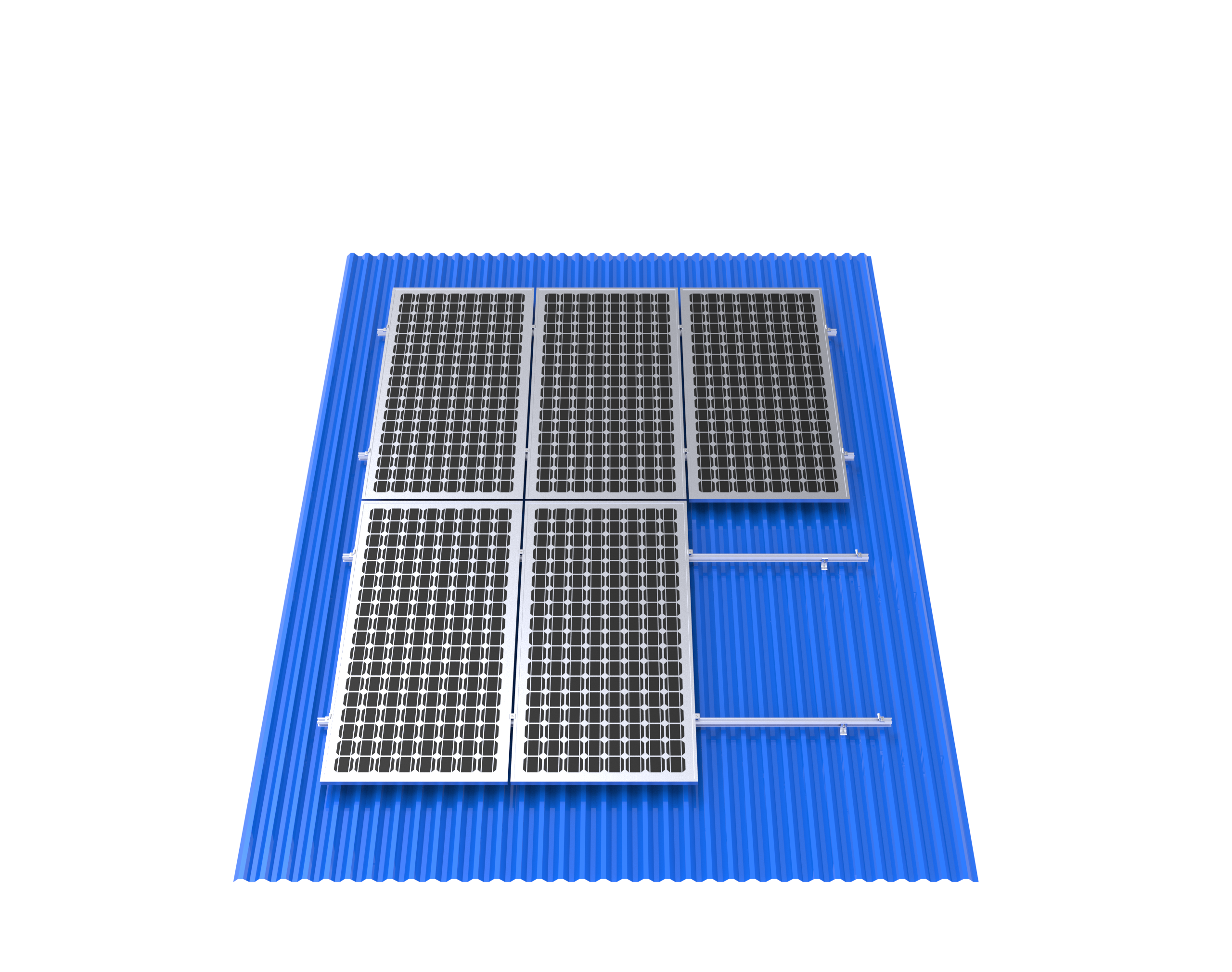 L foot metal roof mounting