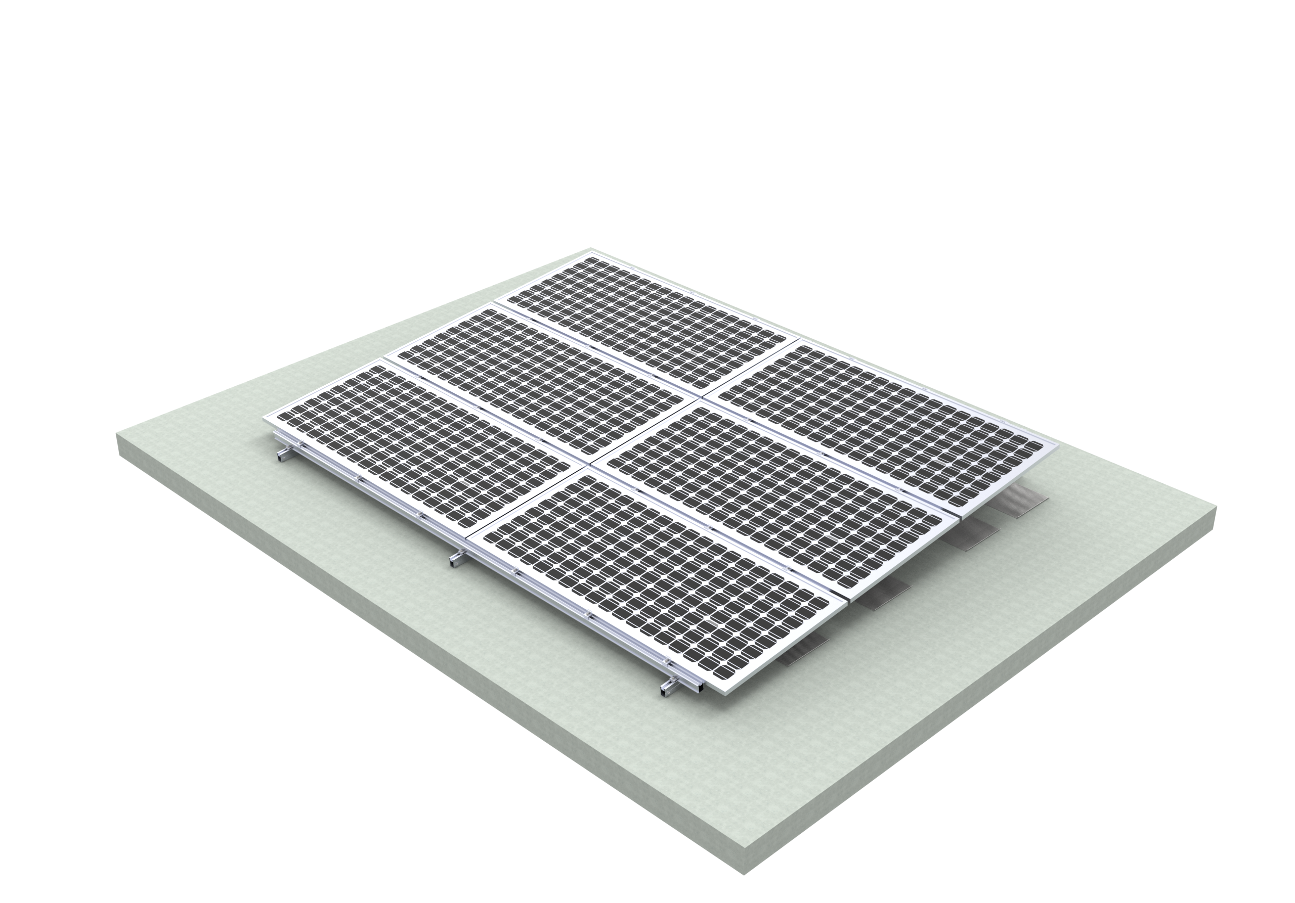 Système de montage solaire sur trépied – Support solaire stable, réglable et facile à installer