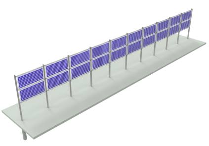 vertical solar panels