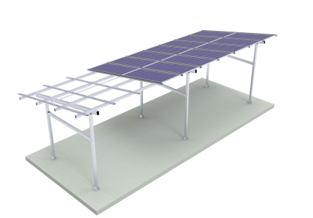 Aluminum Solar Carport Mounting System