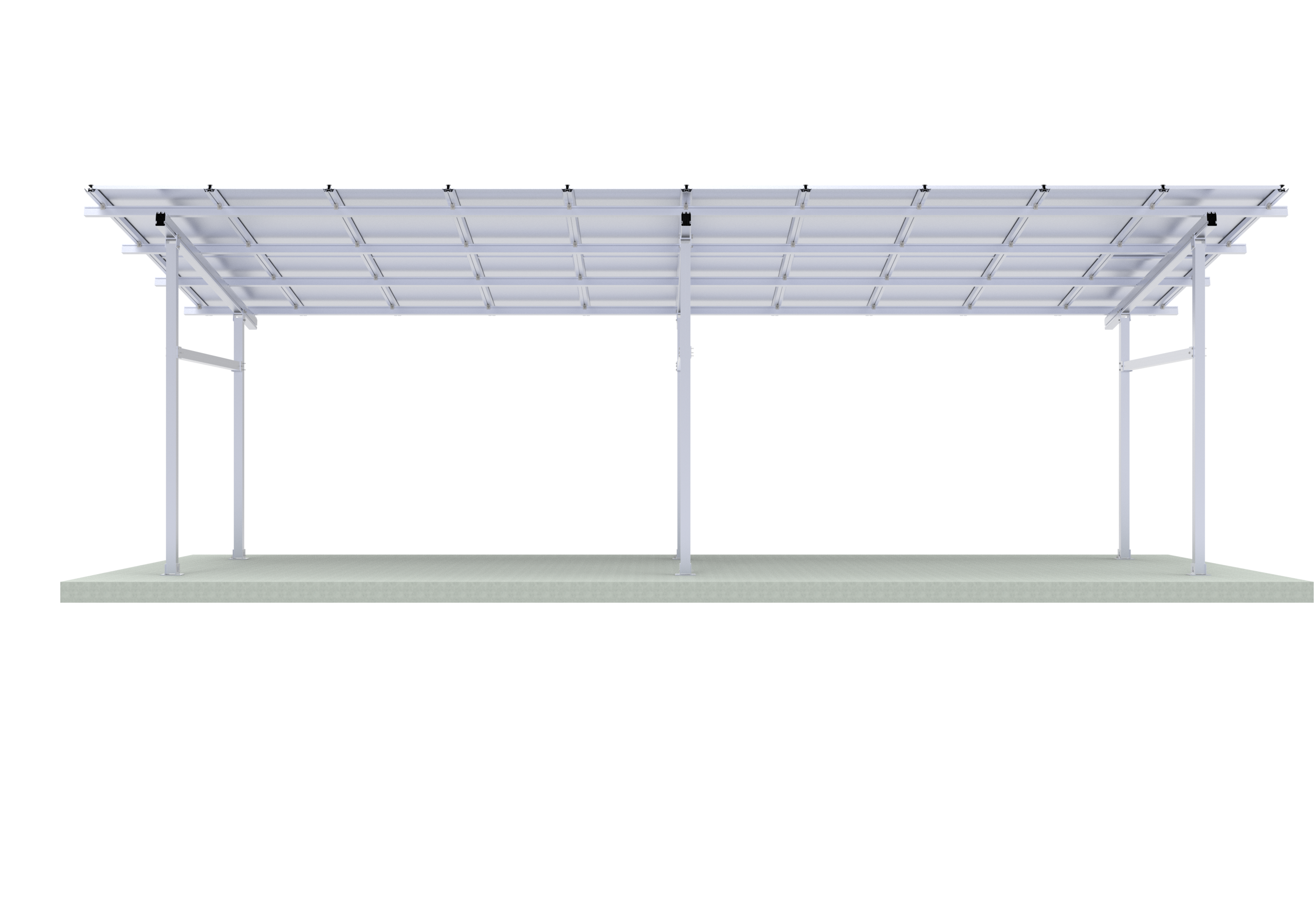 Aluminum Solar Carport Mounting System
