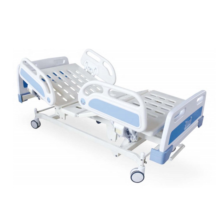 Medical 5 Function Electric Hospital Bed With Side Rails For Sale