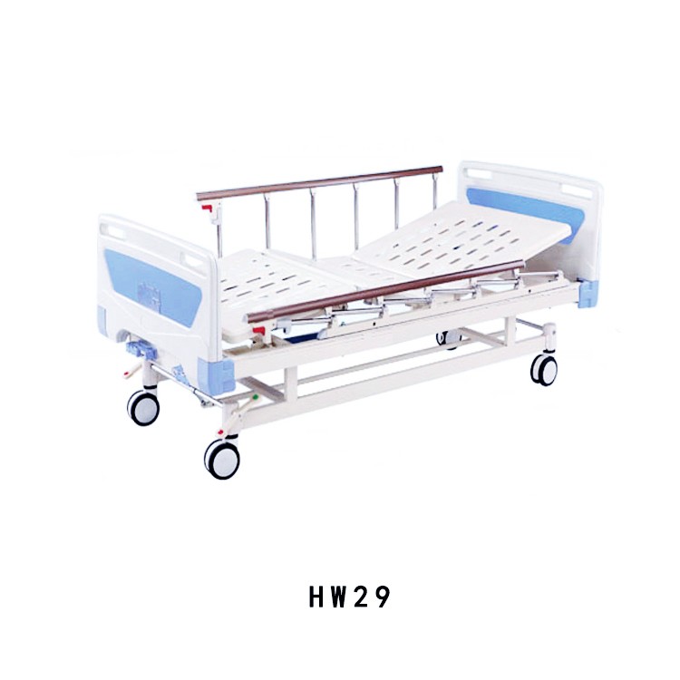 2 سرير كرنك قابل للتعديل يدويًا للمرضى في المستشفى للمنزل للبيع