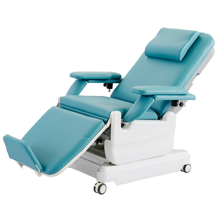 2 Motor Electric Dialysis Recliner Chair for Patient