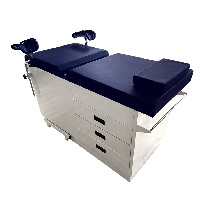 Manual Gynecology Examination Table with Drawers