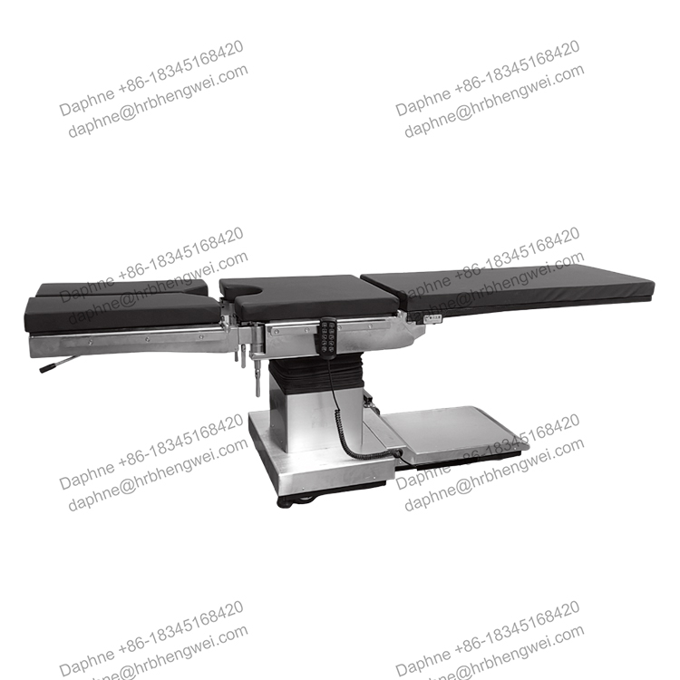HW-503-C1 Carbon Fiber Electric 3D C Arm G Arm Radiolucent Fluoroscopy Table