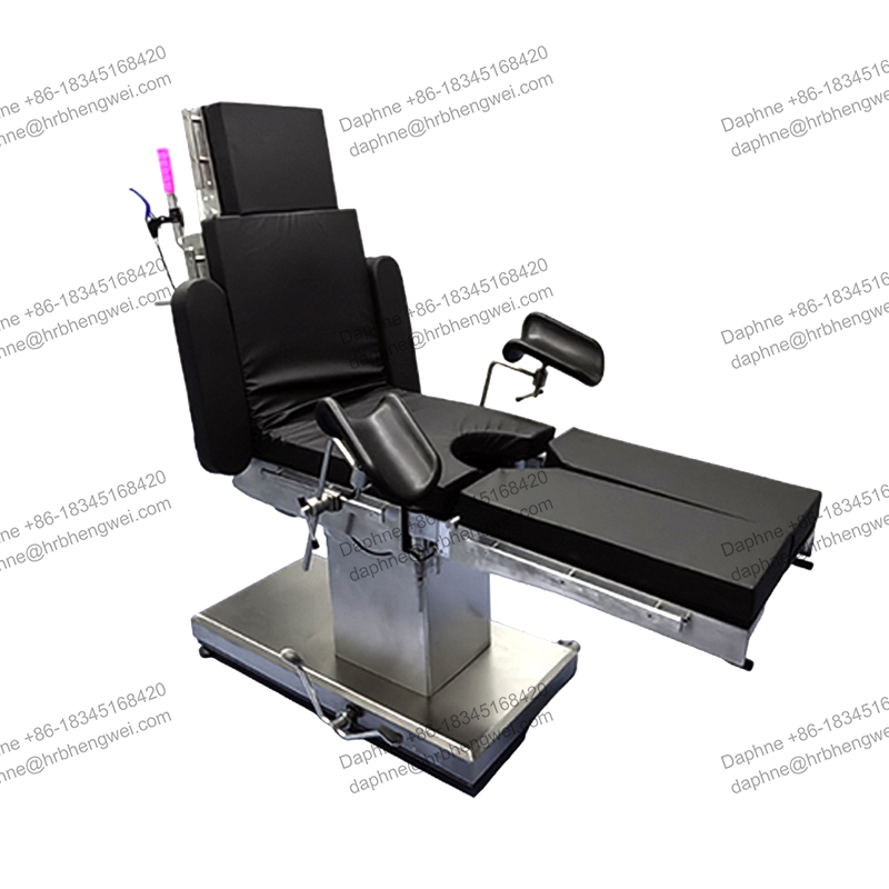 Mesa de operaciones manual con resorte de gas y movimiento deslizante HW-605-A