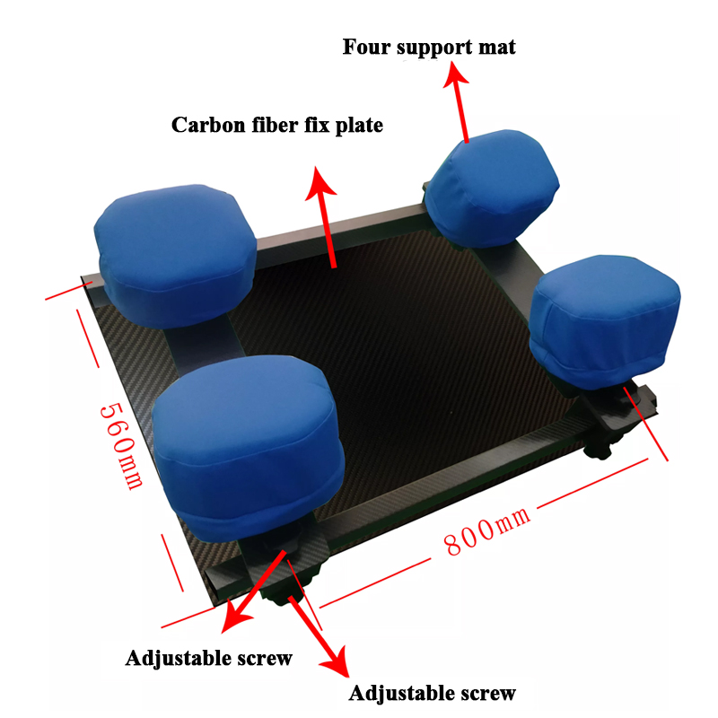 Radiolucent Four Point Carbon Fiber Spinal Surgery Support Frame