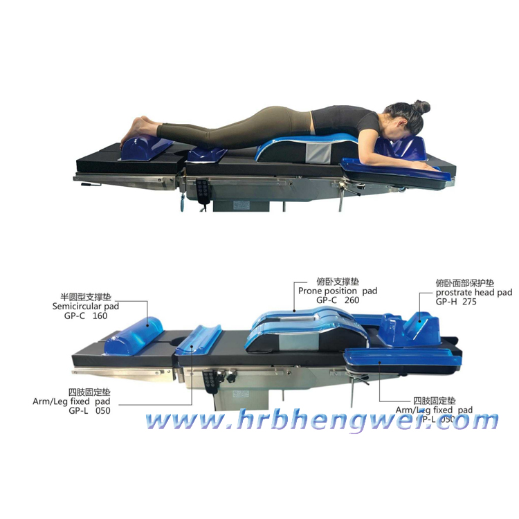 Gel Prone Positioning System Gel Patient Positioners