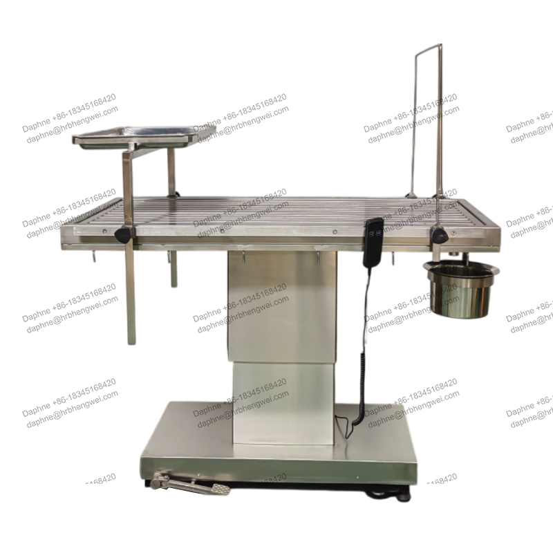 Stainless Steel 1 Function Electric Vet Surgical Table