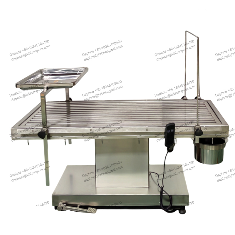 Stainless Steel 1 Function Electric Vet Surgical Table