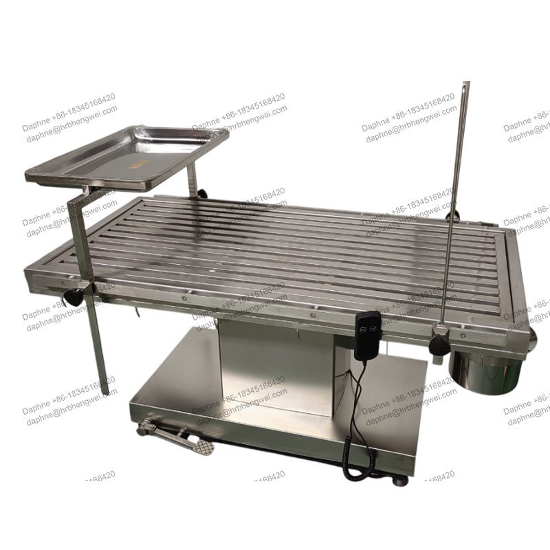 Stainless Steel 1 Function Electric Vet Surgical Table