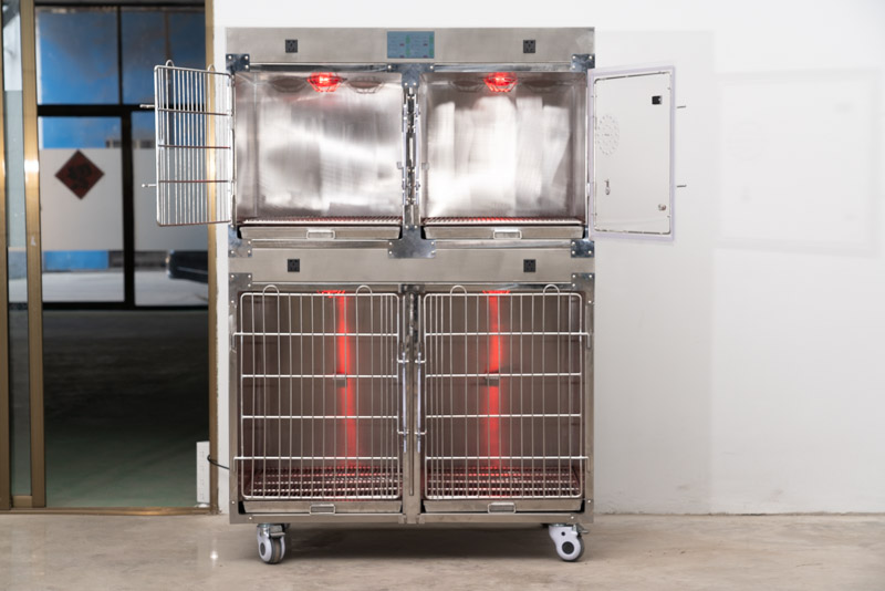 HW-VC004 New Cat Hospital Infrared Therapy Cage