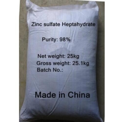 Китай Высокочистый сульфат цинка моно / гепта в порошке и гранулах, производитель