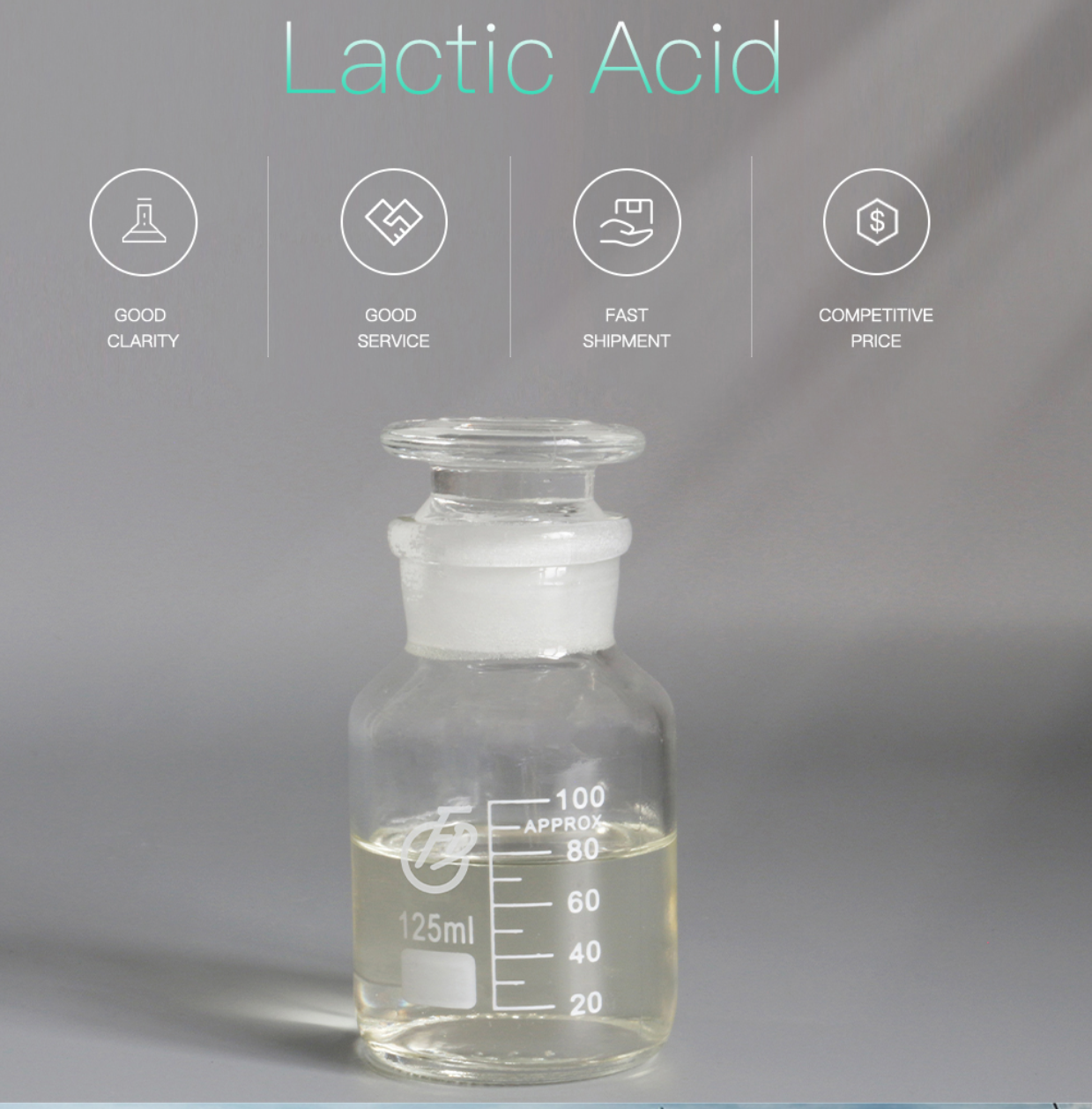 Lactic Acid 80% Food grade