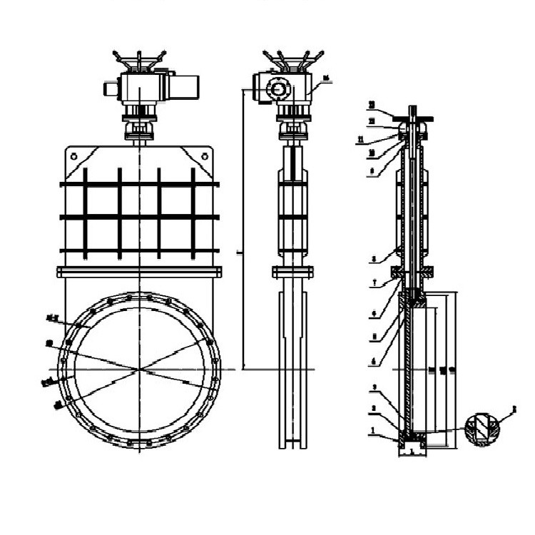 Electrically Actuated Knife Gate Valve