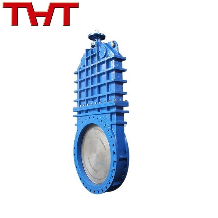 Bare Stem flange ends bi-directional sealing Knife Gate Valve