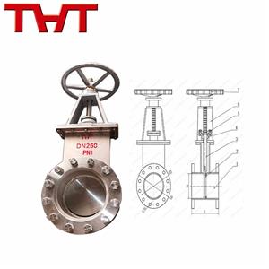 10 Inch Slide Gate Duplex Steel With Drawing