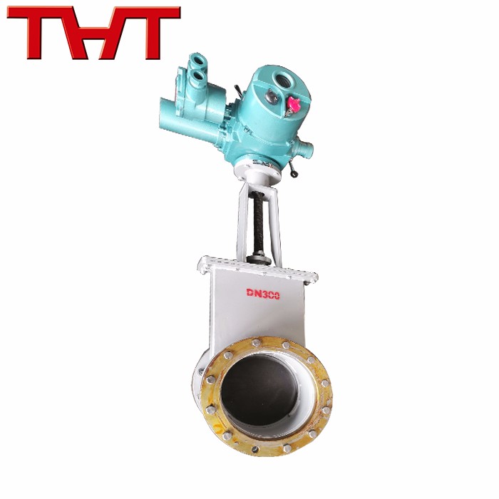 DN300 Electric Flanged Slide Gate Valve