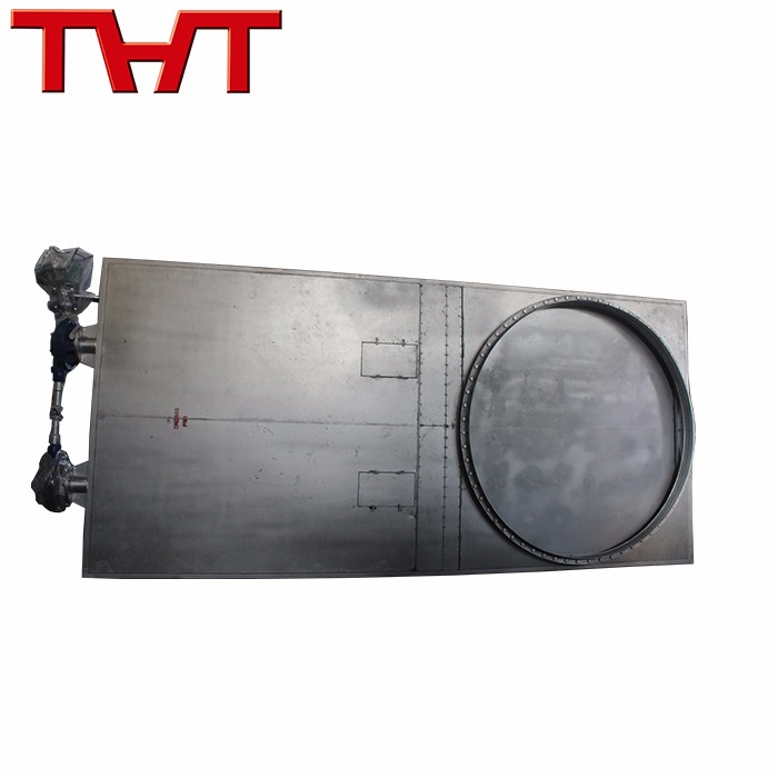 DN2800 Big Size Electrical Guillotine Damper Valve