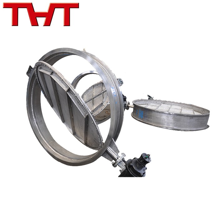 Stainless Steel Damper Control Butterfly Valve