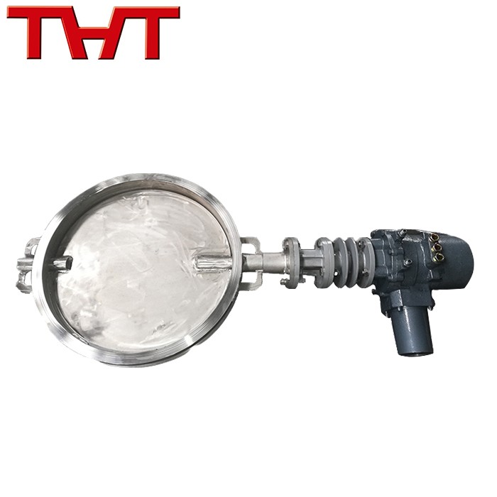 Electric high temperature Ventilation Butterfly Valve