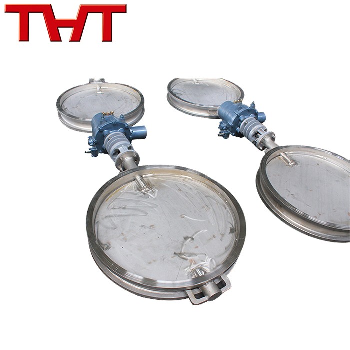 Electric high temperature Ventilation Butterfly Valve